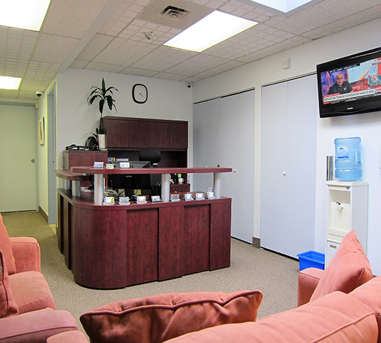 Reception Front View