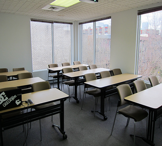 Training Room with chairs and tables